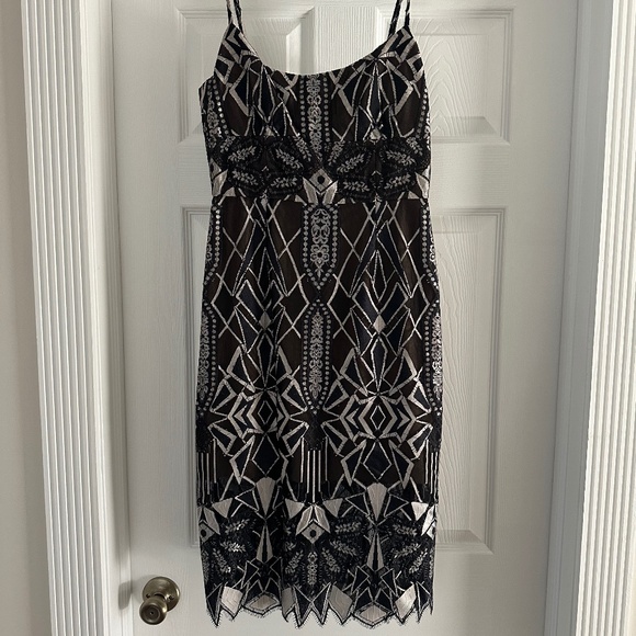 Bcbgmaxazria Spaghetti Strap Lace Dress - Picture 1 of 2